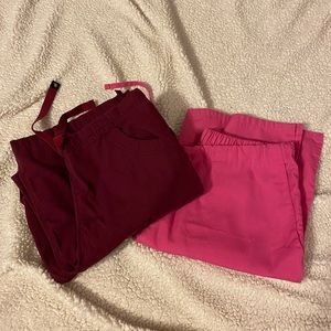 2-pairs of scrub pants